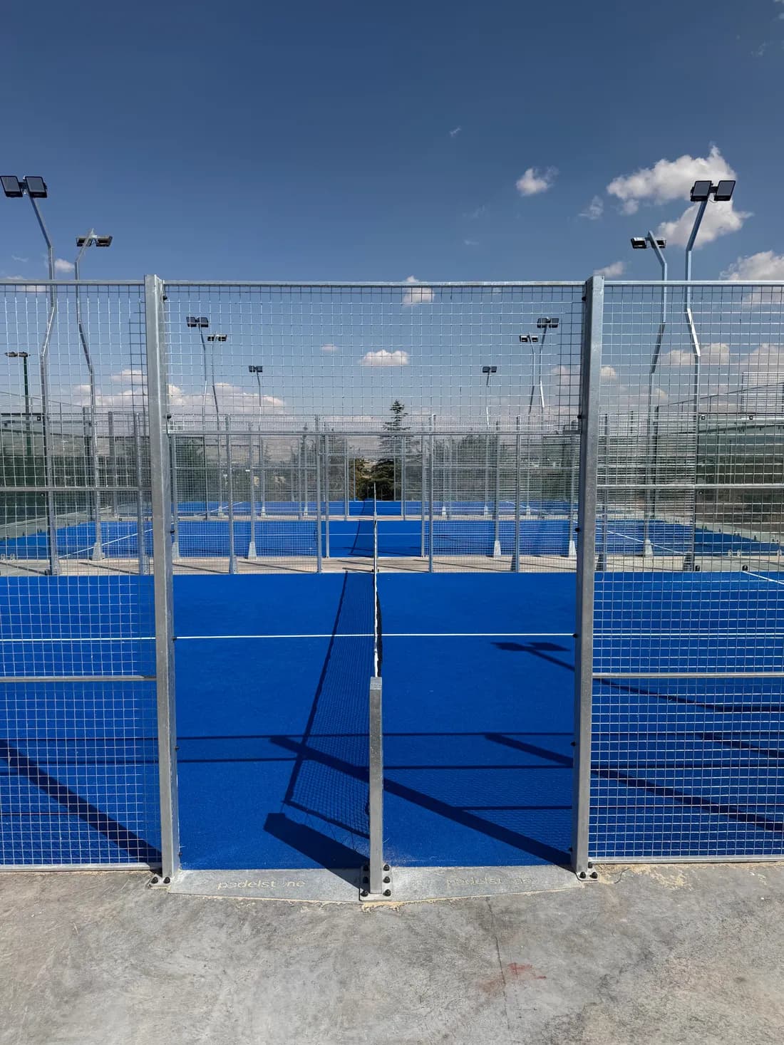 Kapital Tenis Kulübü padel kortu yakın plan görünüm