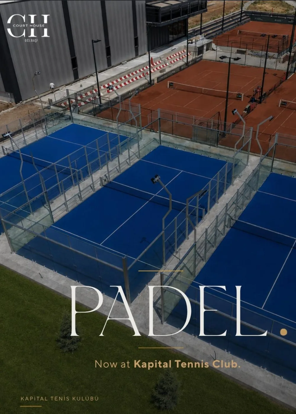 Kapital Tenis Kulübü padel tanıtım afişi